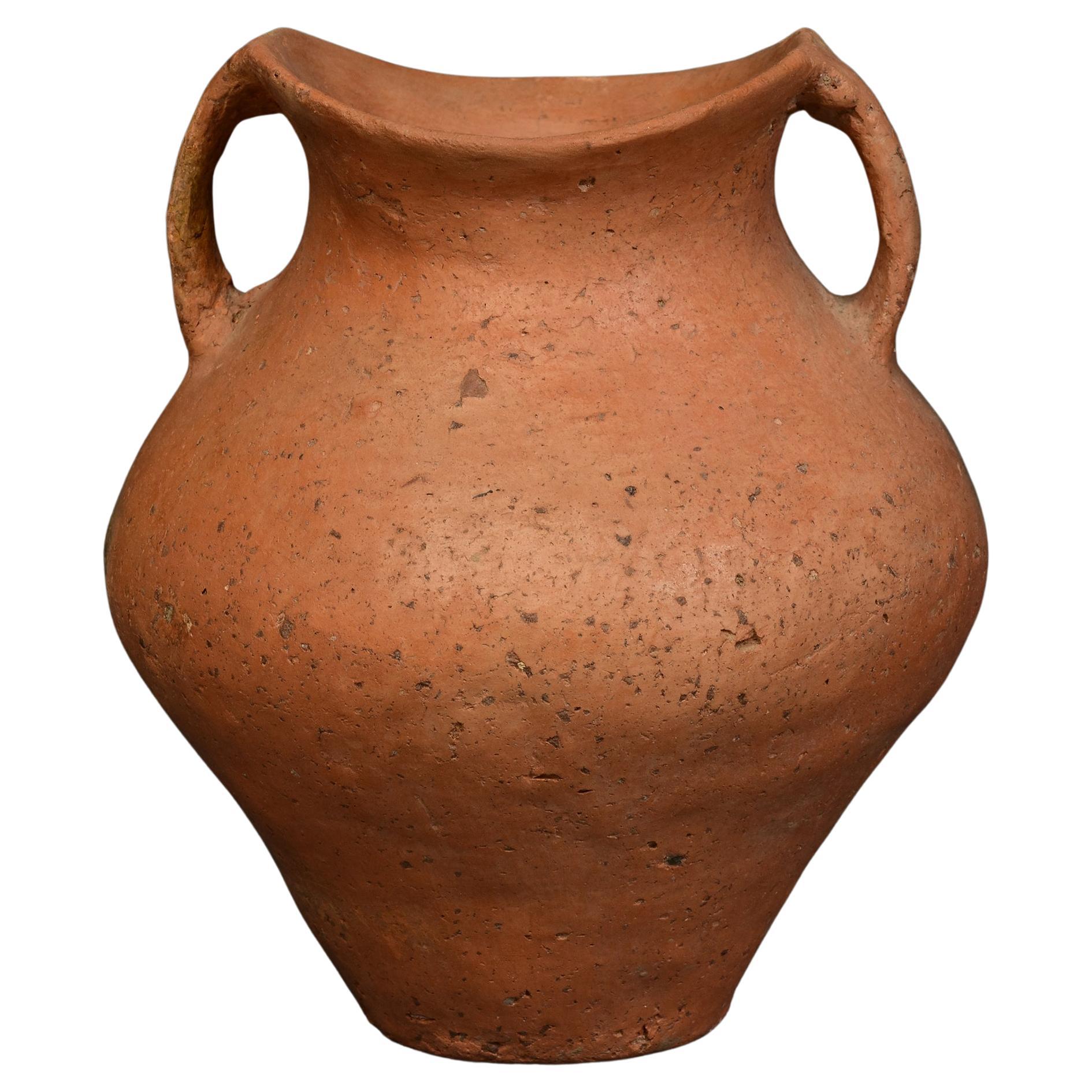 Antique Chinese Neolithic Siwa Culture Pottery Amphora Jar For Sale