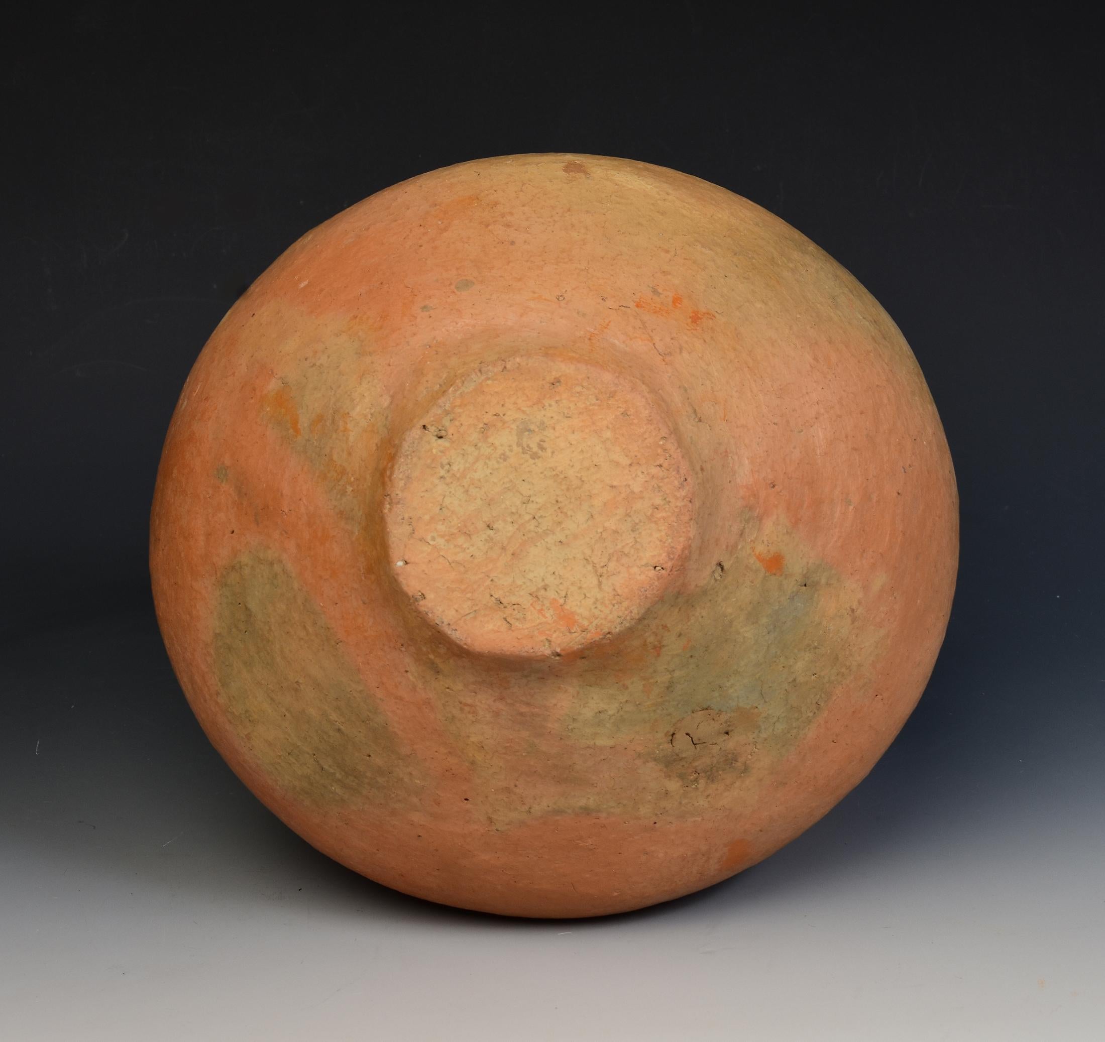 Antique Chinese Neolithic Siwa Culture Pottery Amphora Jar For Sale 9