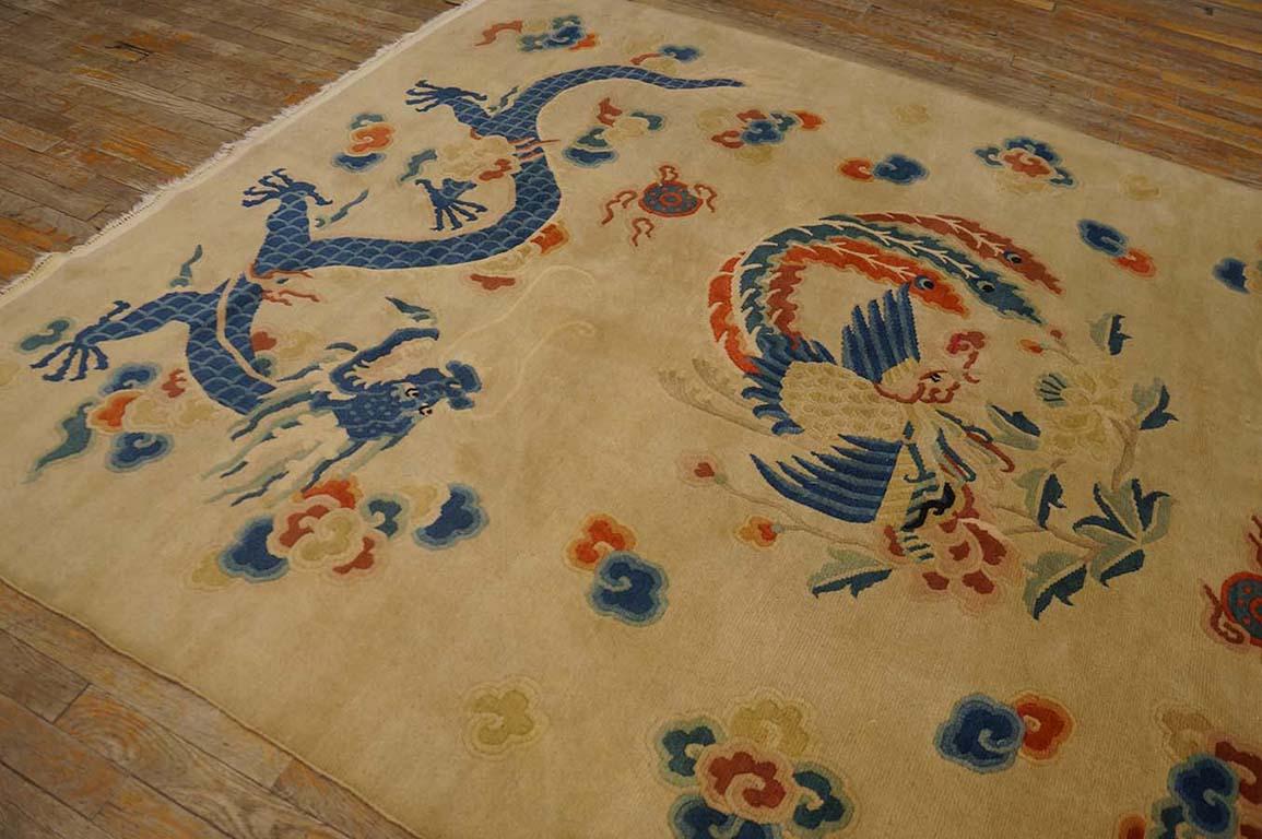 Chinese Vintage 1980s Nepalese Carpet ( 6' x 8'9