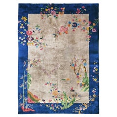 Antique Chinese Nichols Art Deco Rug