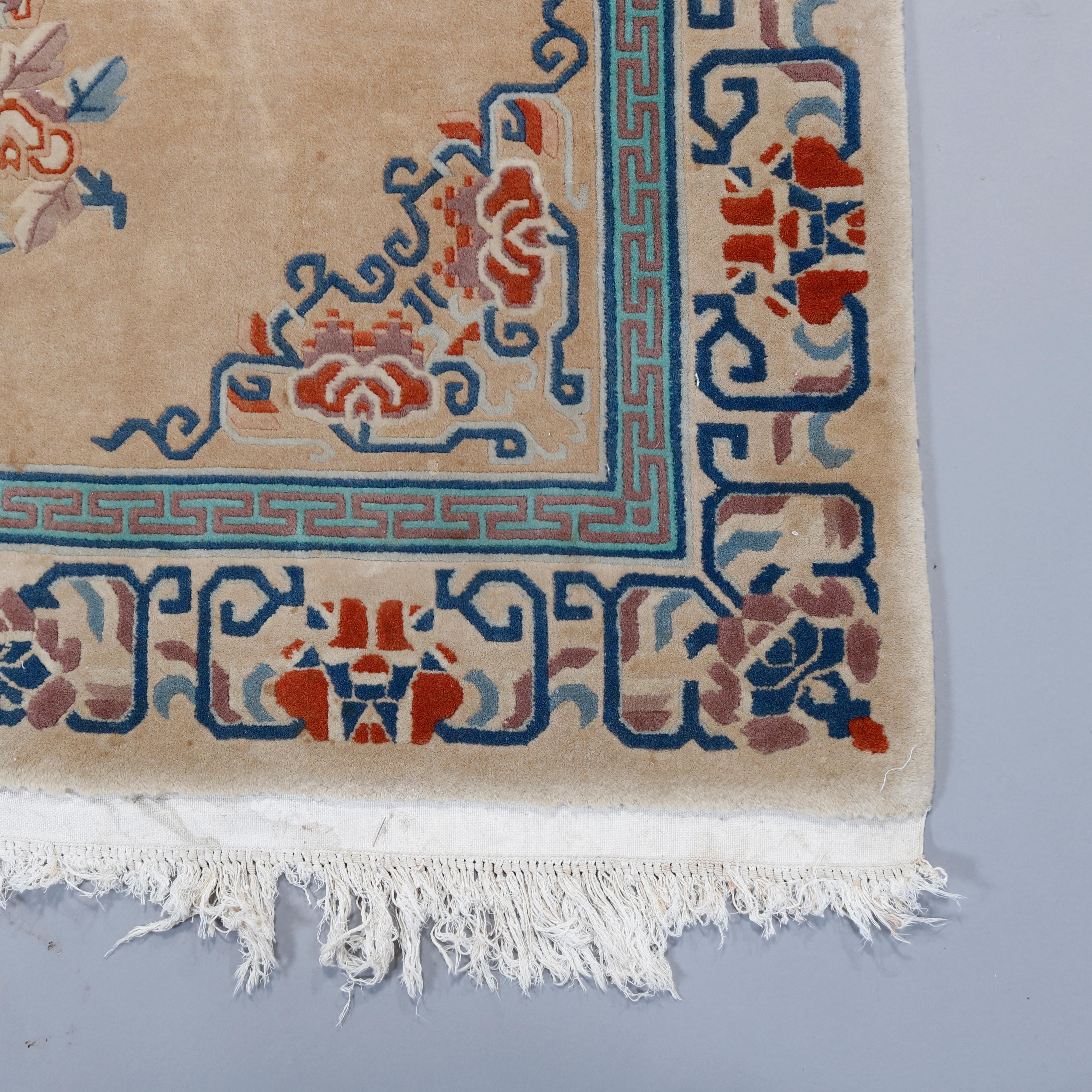Antique Chinese Nichols Oriental Wool Rug, 20th Century 1