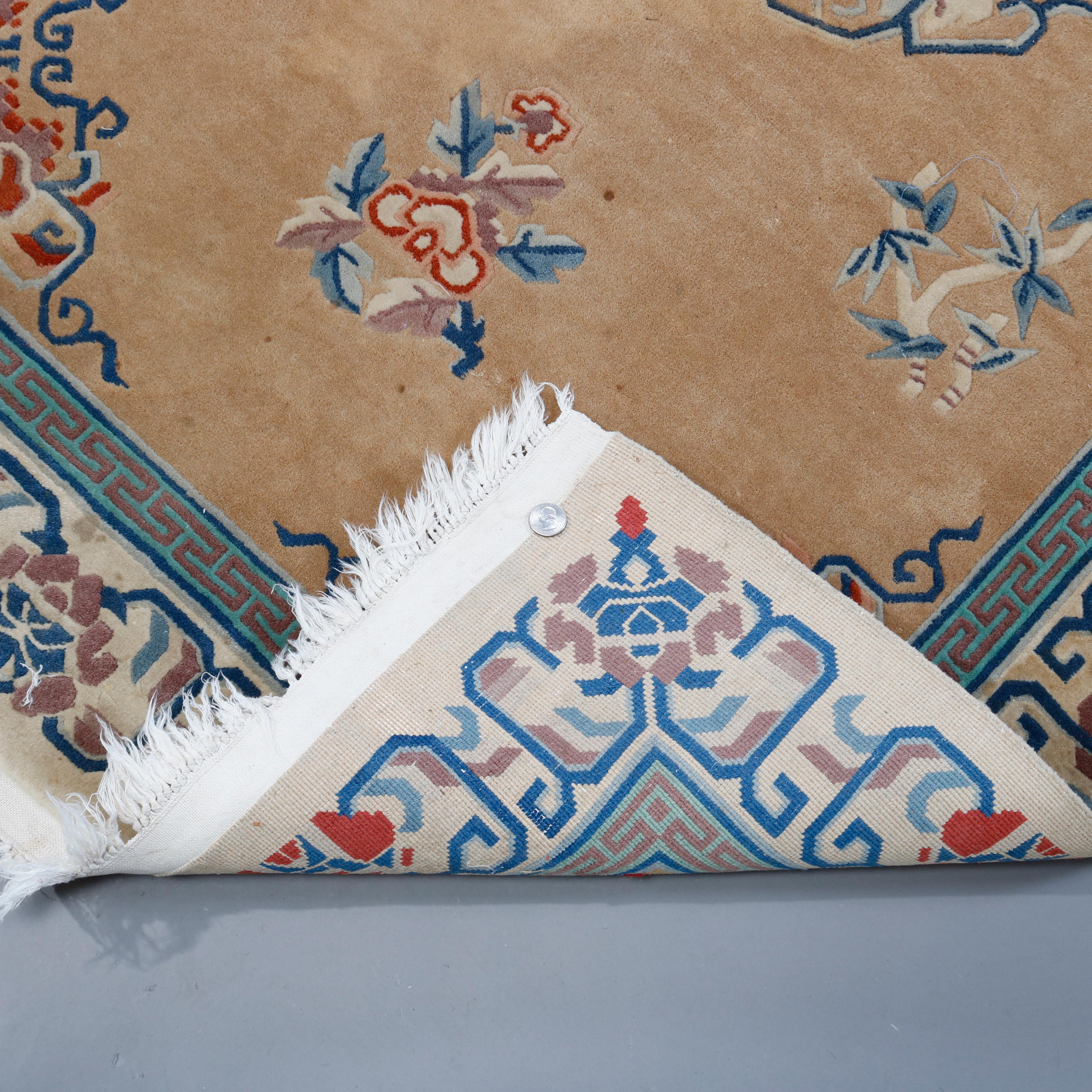 Antique Chinese Nichols Oriental Wool Rug, 20th Century 4