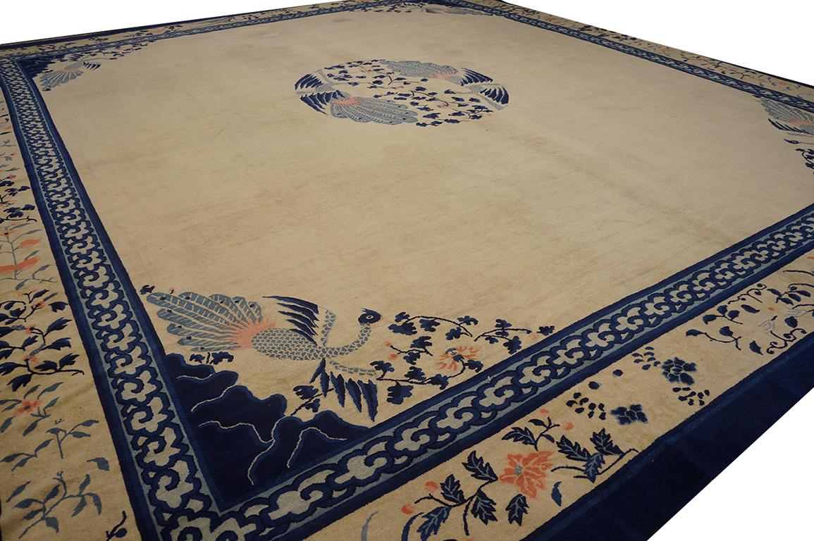 Late 19th Century Chinese Peking Carpet ( 15'3'' x 17'4'' - 465 x 528 ) For Sale 1