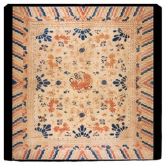 Antique Chinese Ningxia Carpet 16'6" x 18'0"
