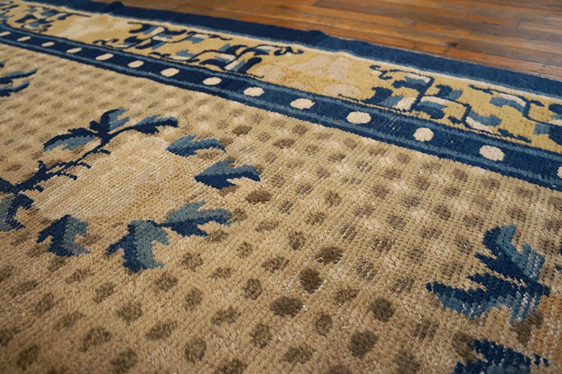 Early 19th Century Chinese Ningxia Kang Carpet  ( 6'5