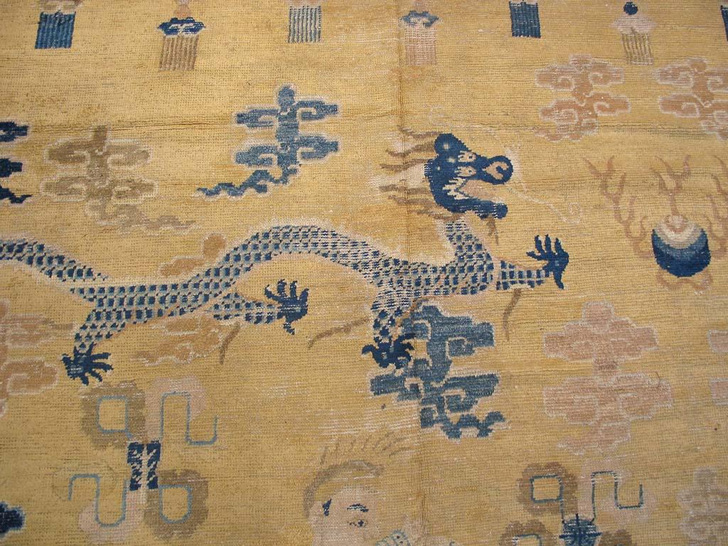 Early 19th Century W. Chinese Ningxia Carpet ( 10'2
