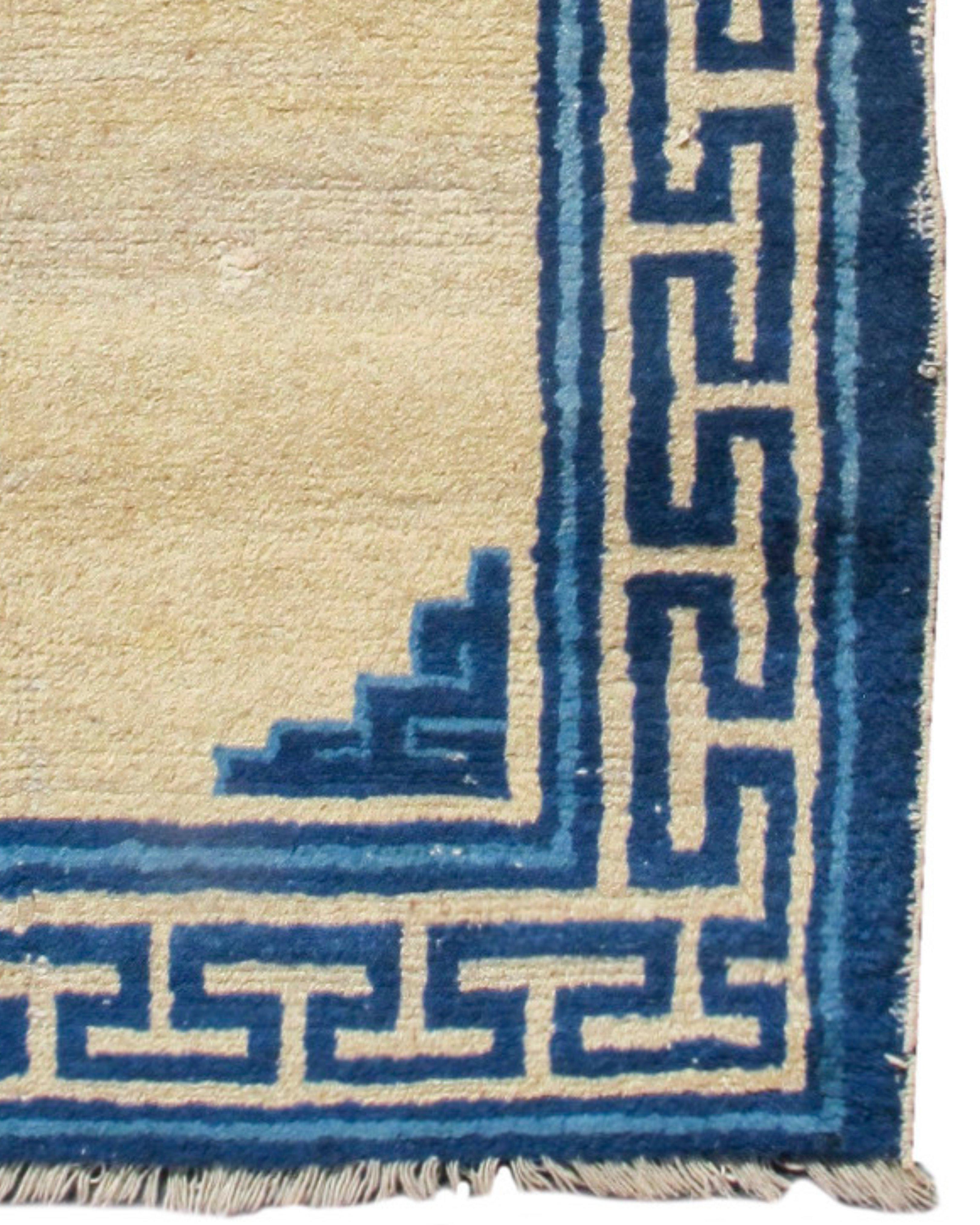 XIXe siècle Tapis chinois ancien de Ningxia, 19e siècle en vente