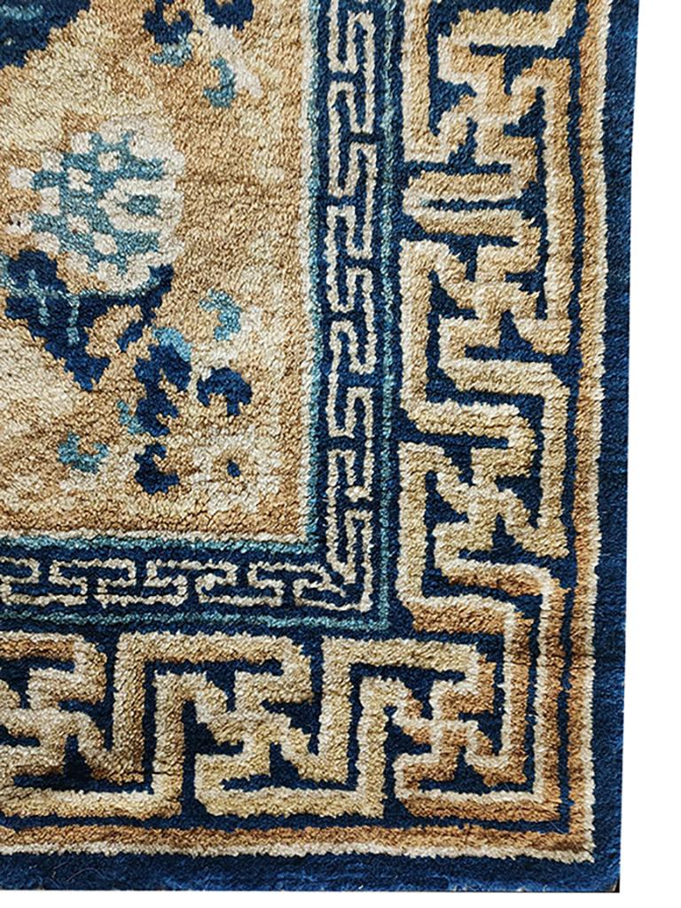 Wool 19th Century Chinese Ningxia Mat ( 2' x 2'2