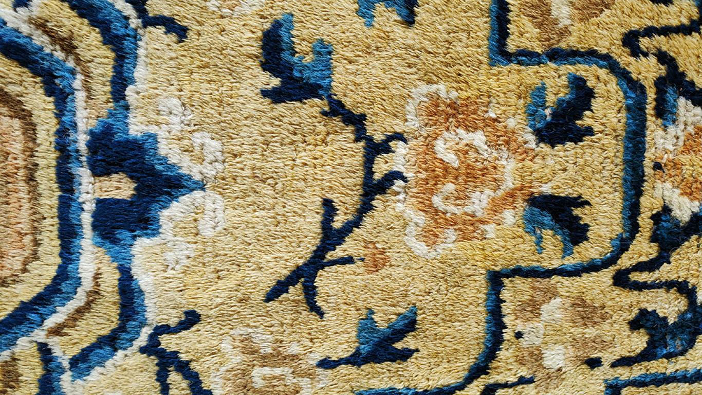 Wool Antique Chinese Ningxia Rug 2' 0