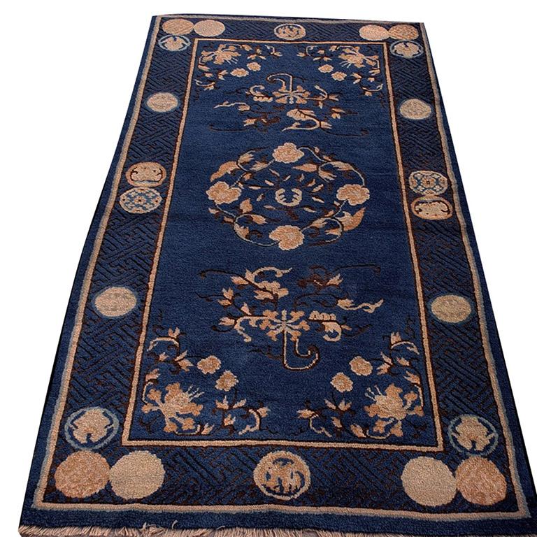 Antique Chinese - Ningxia rug, Size: 3'0