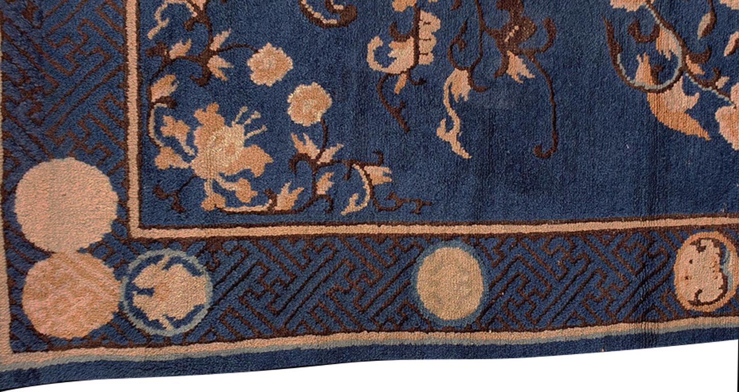 Hand-Knotted Antique Chinese, Ningxia Rug 3' 0