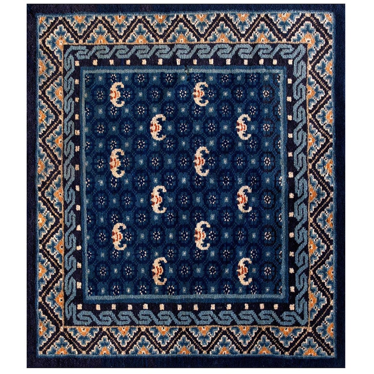 Antique Chinese Ningxia Rug 3' 0