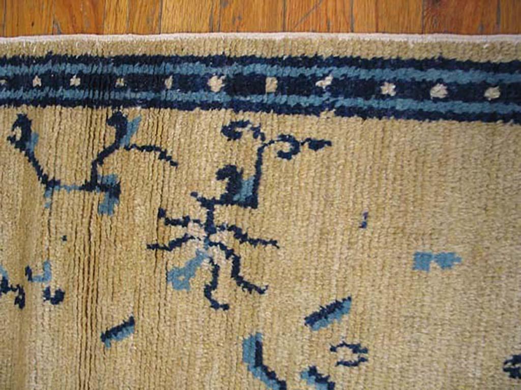 Late 19th Century Antique Chinese Ningxia Rug For Sale