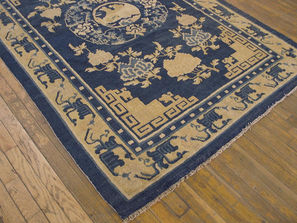 Early 19th Century Antique Chinese, Ningxia Rug For Sale