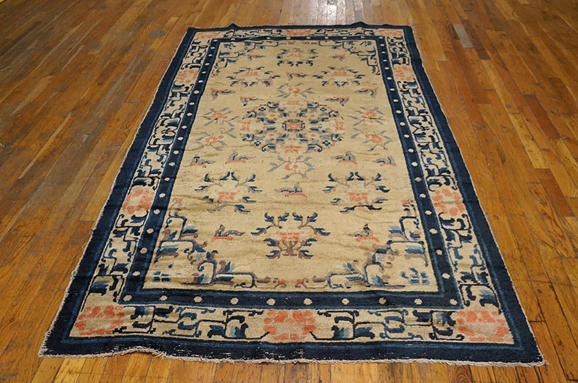 Chinois Tapis Ningxia de la fin du XIXe siècle (34 x 132 x 213 cm) en vente