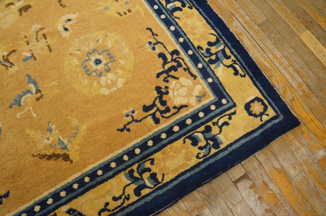 Late 18th Century Chinese Ningxia Carpet ( 5' x 8' 1'' - 152 x 246 cm ) For Sale 4