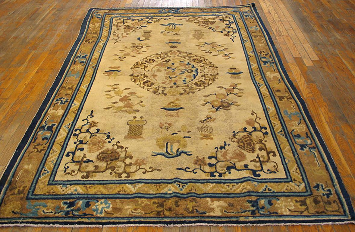 Antique Chinese - Ningxia rug. Size: 5'0