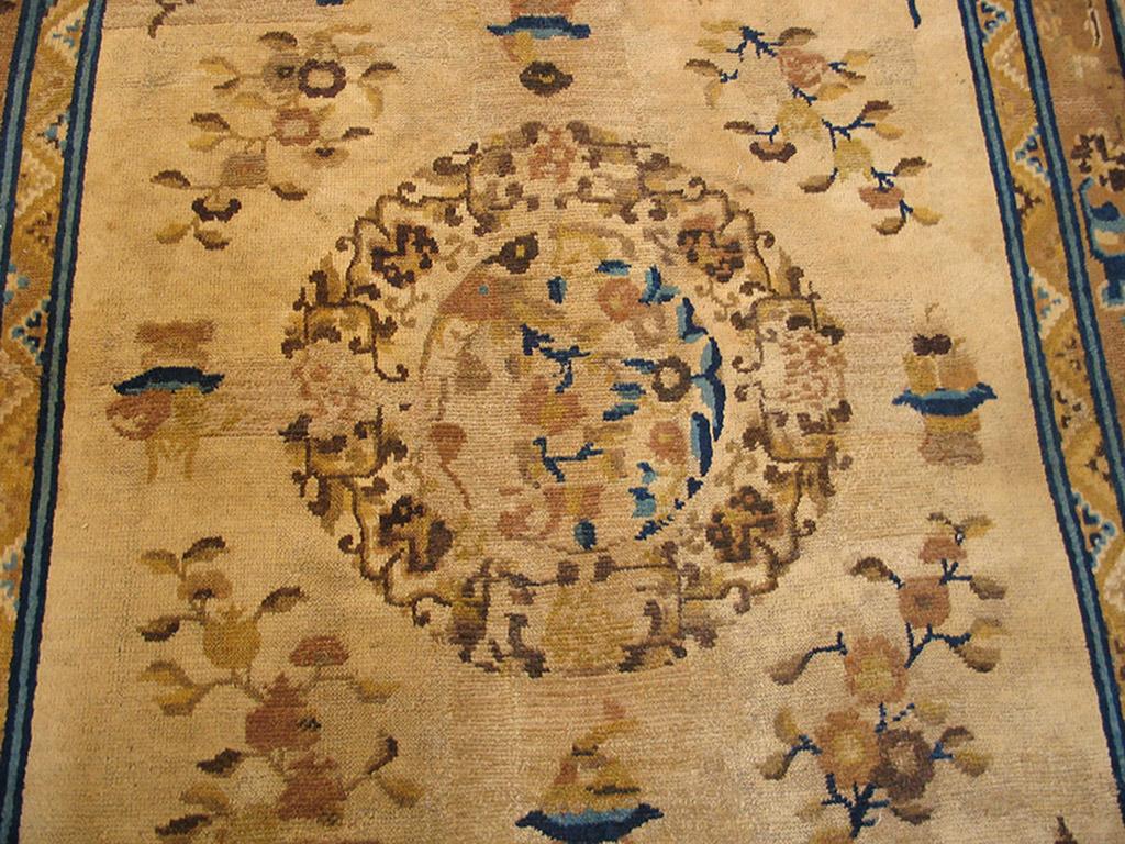 Hand-Knotted Antique Chinese - Ningxia Rug For Sale