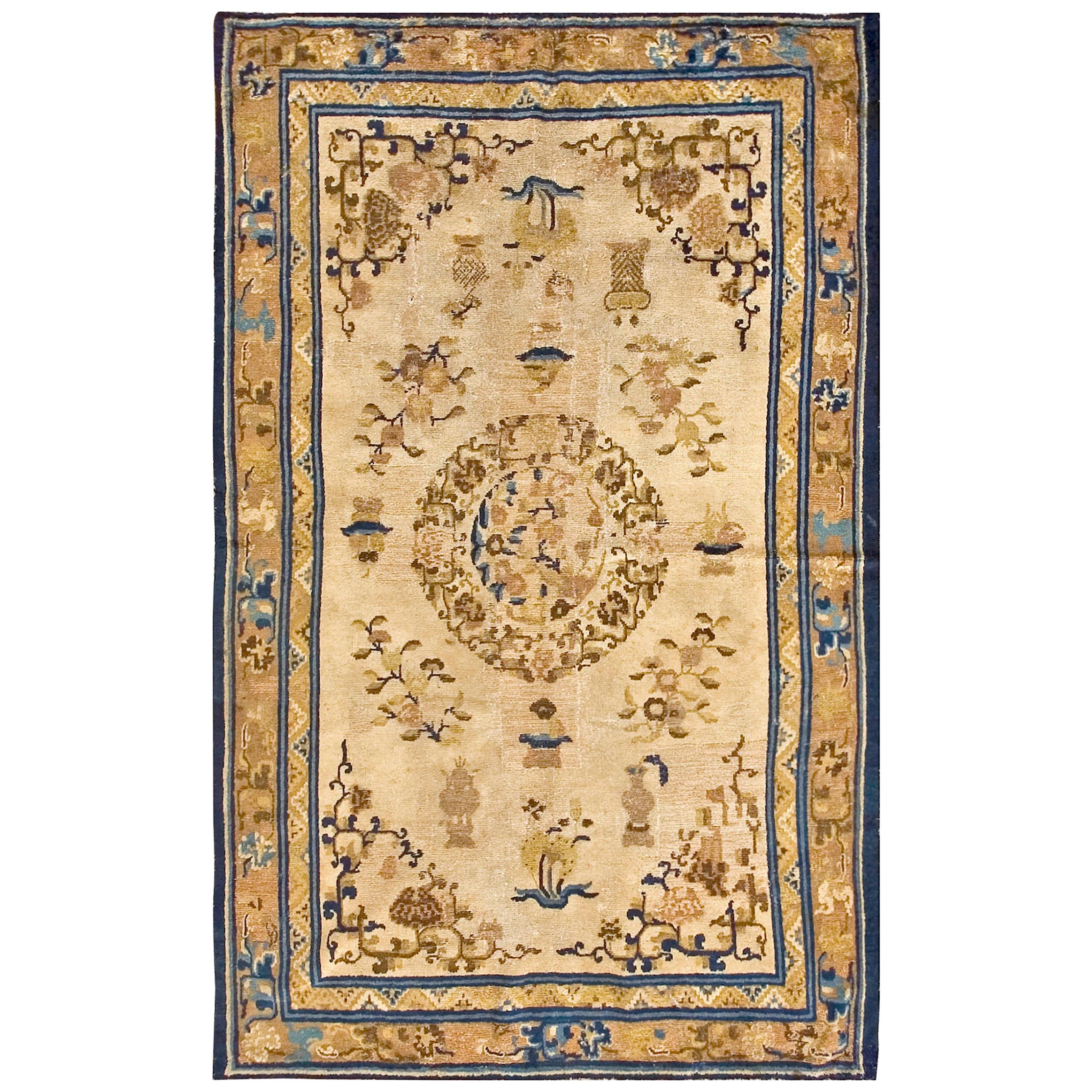 Antique Chinese - Ningxia Rug For Sale