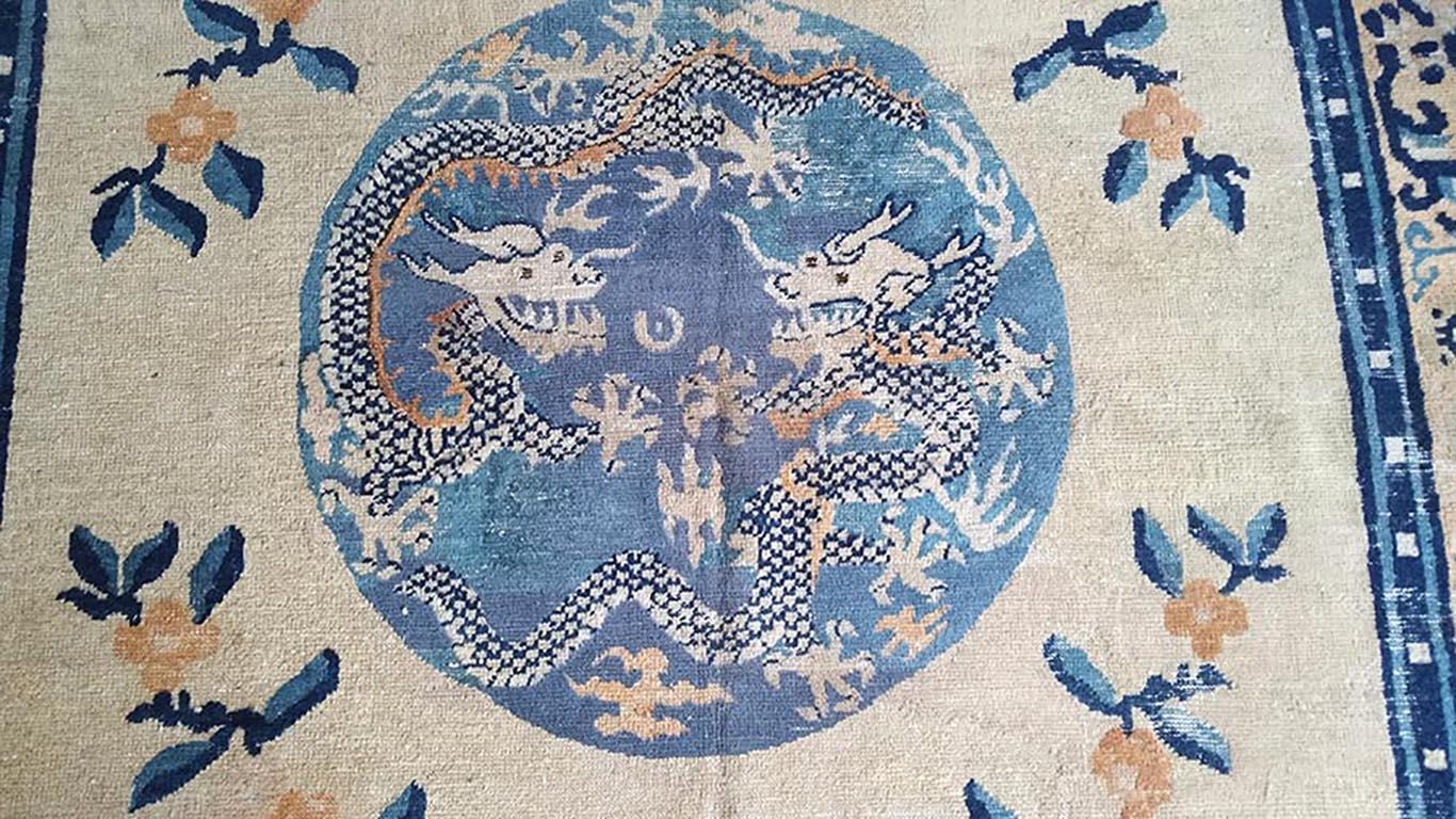 Tapis chinois antique Ningxia, taille : 6'0