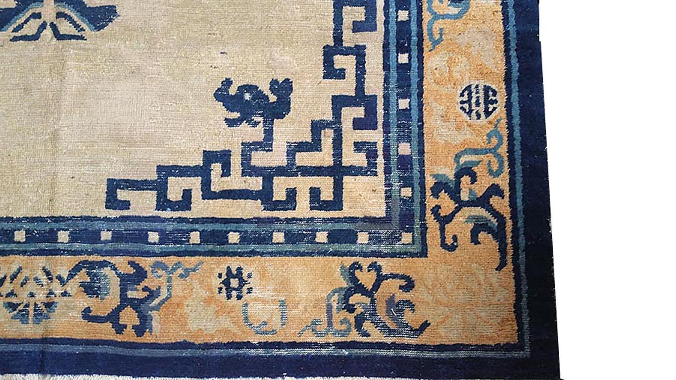Chinois Tapis Ningxia chinois ancien de 6' 0