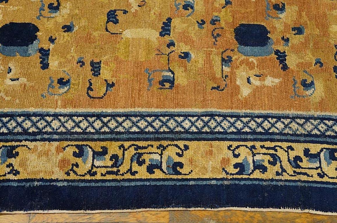 Early 19th Century Chinese Ningxia Carpet ( 7'9