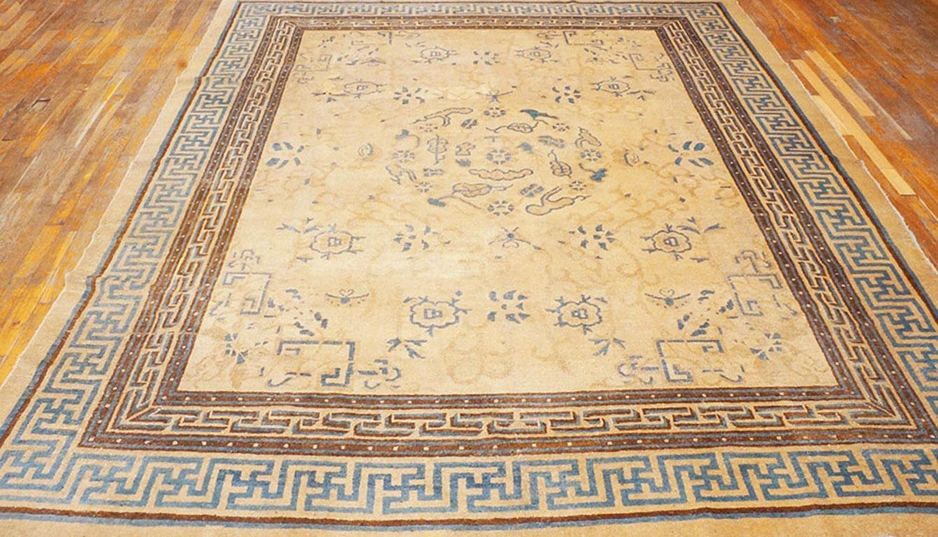 Antique Chinese - Ningxia rug, size: 8'8