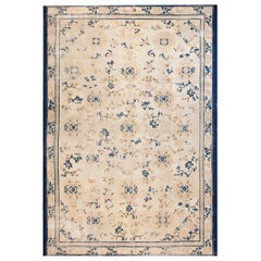 Mid 19th Century Chinese Ningxia Carpet ( 9' x 13' - 275 x 395 cm ) 
