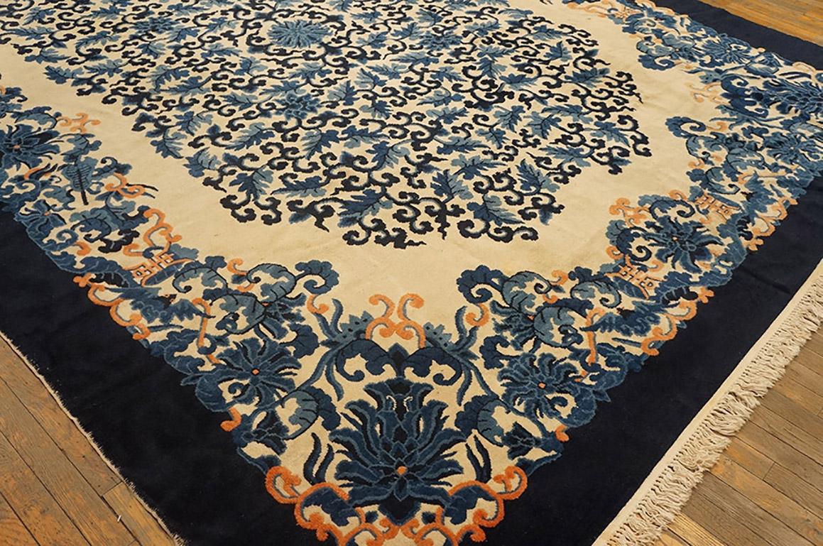 Antique Chinese Ningxia Rug In Good Condition In New York, NY