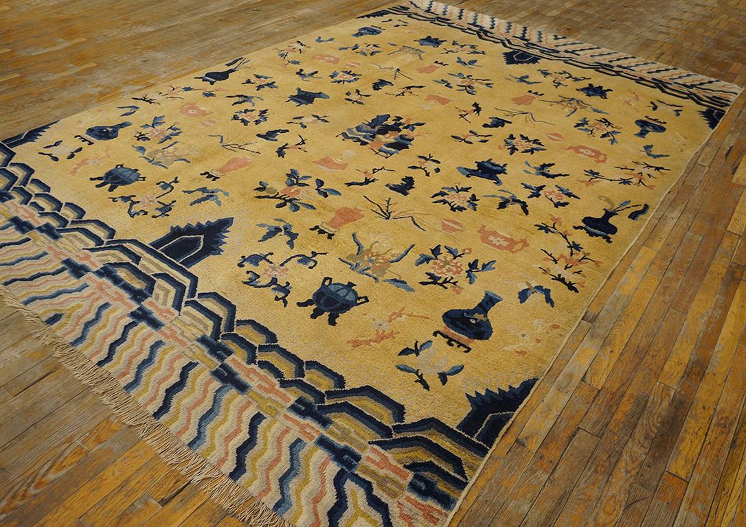 Antique Chinese - Ningxia rugs. Size: 7' 8'' x 11' 0''.