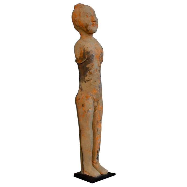 Antique Chinese Nude Warrior Figure At 1stdibs
