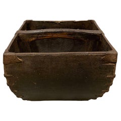 Used Chinese Official Wooden Rice Grain Bucket