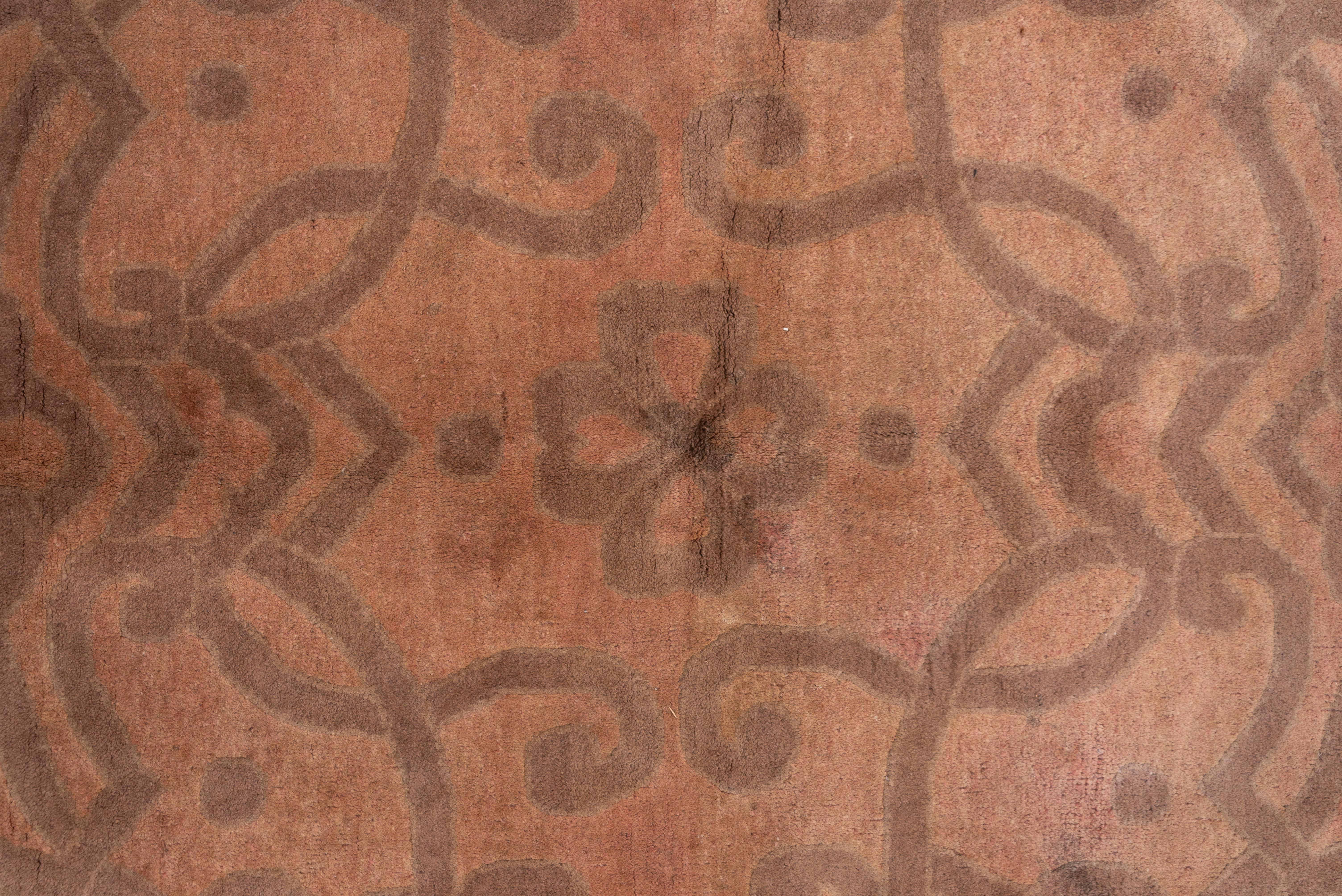 Antiker chinesischer ovaler Teppich, Peking, ca. 1930er Jahre (Chinesisch) im Angebot