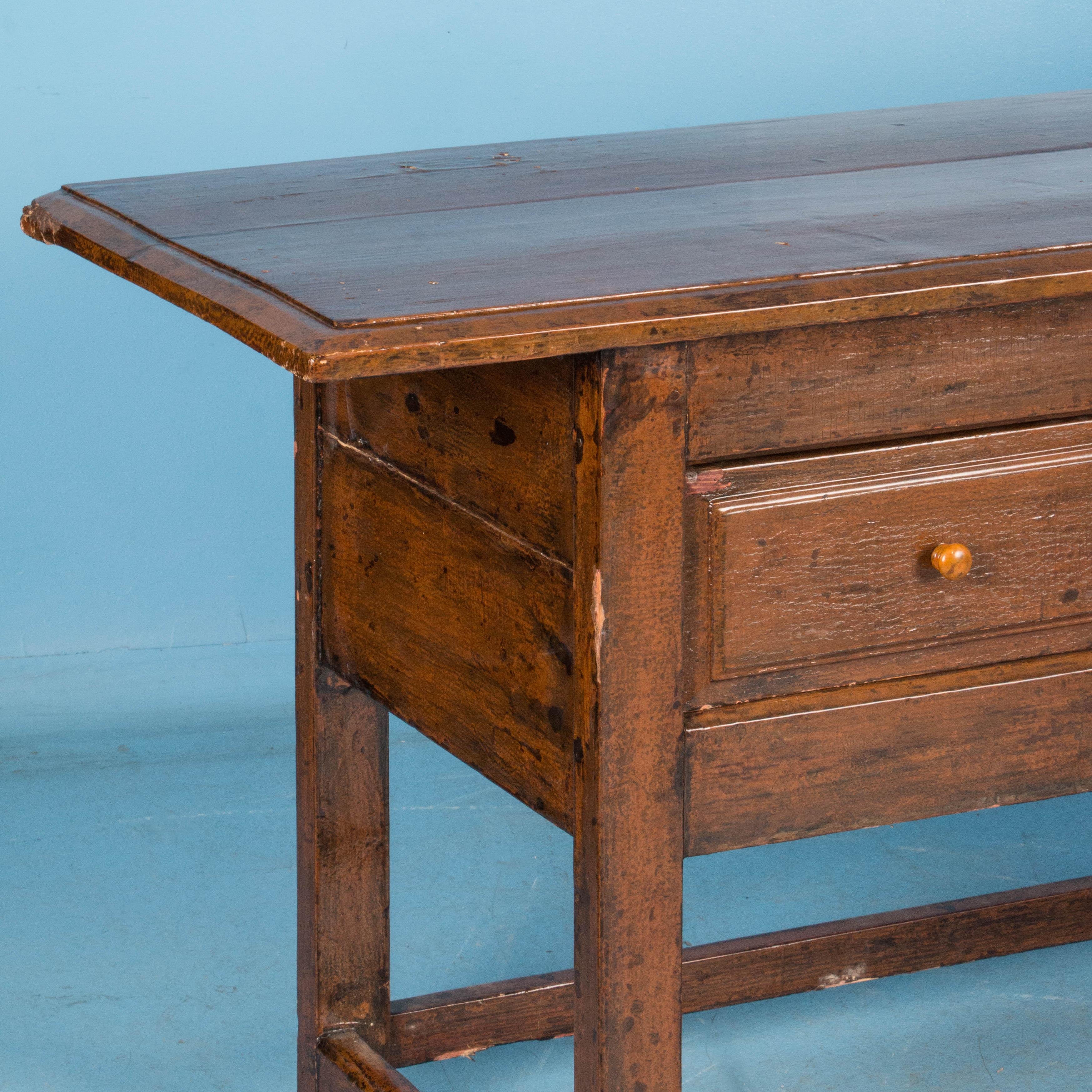 Antique Chinese Painted and Lacquered Sideboard or Console Table In Good Condition In Round Top, TX