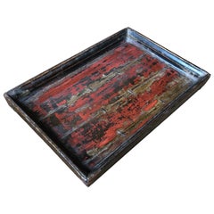 Antique Chinese Painted Tray