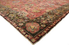 Antique Chinese Tabriz Rug Hotel Lobby Size Carpet