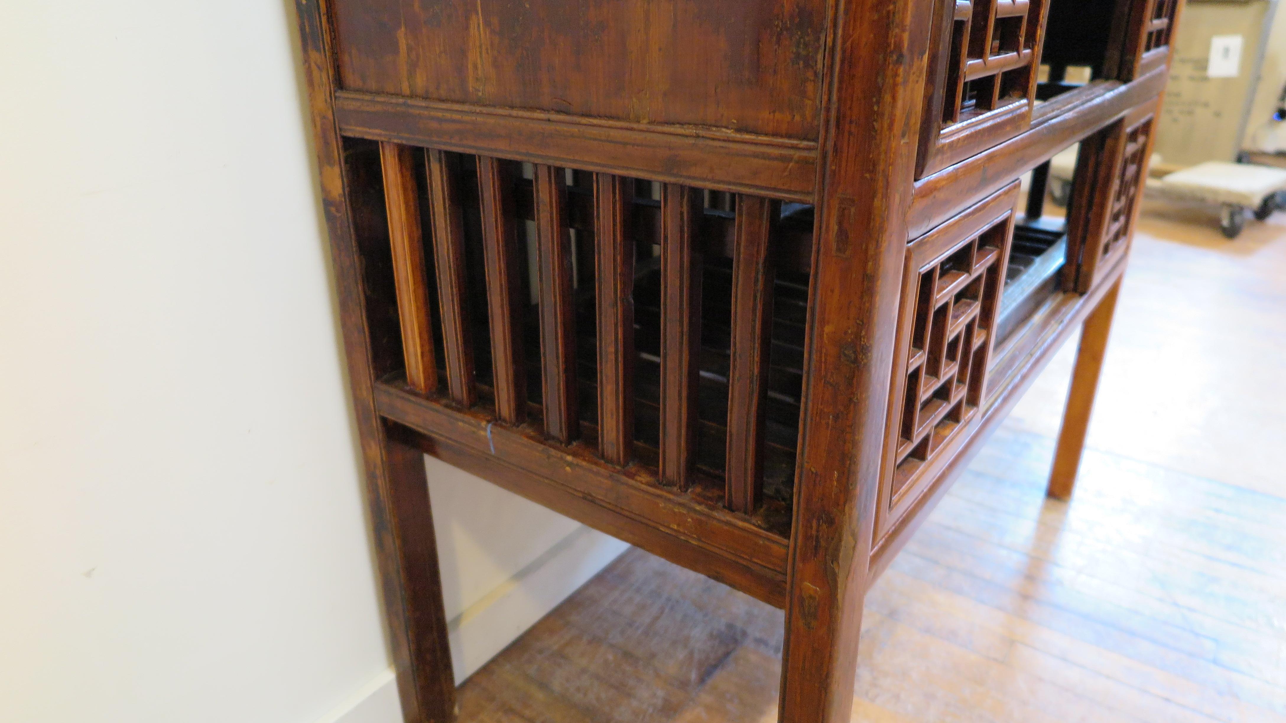 Antique Chinese Pantry Cabinet 2