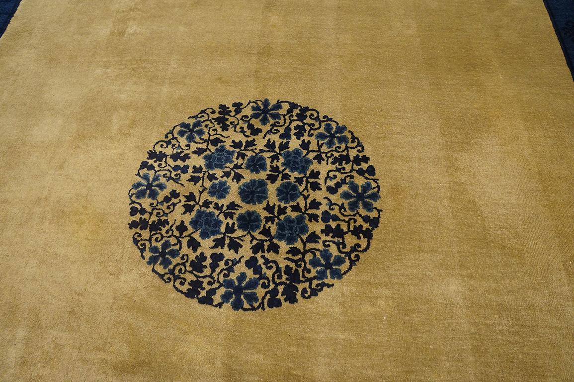 Wool Antique Chinese  Peking 9' 8