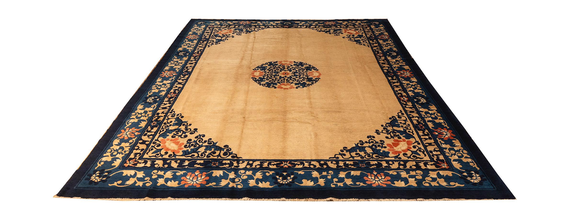 Antikes chinesisches Peking, Größe:  9' x 11' 6
