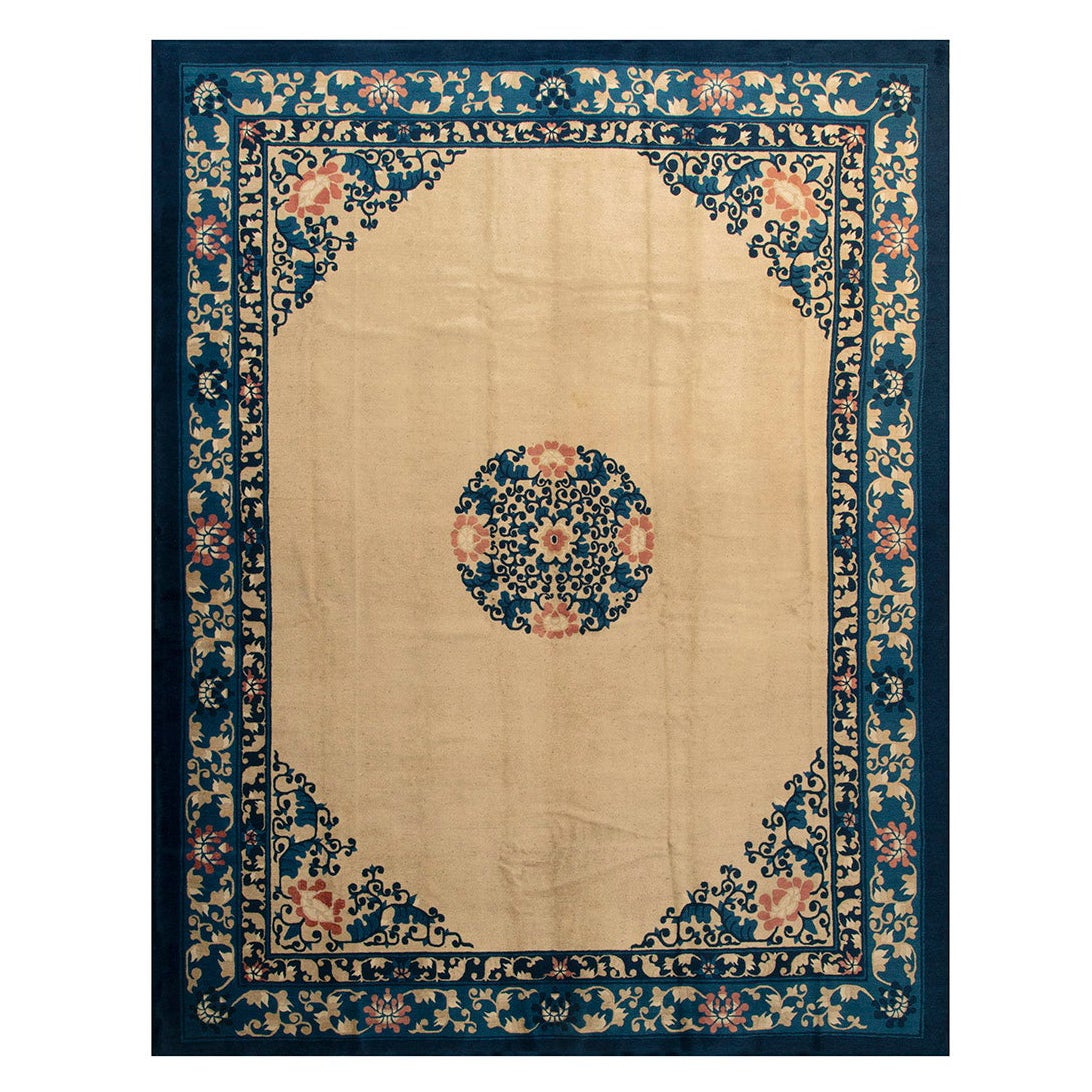 Antiguo chino de Pekín 9' x 11' 6"