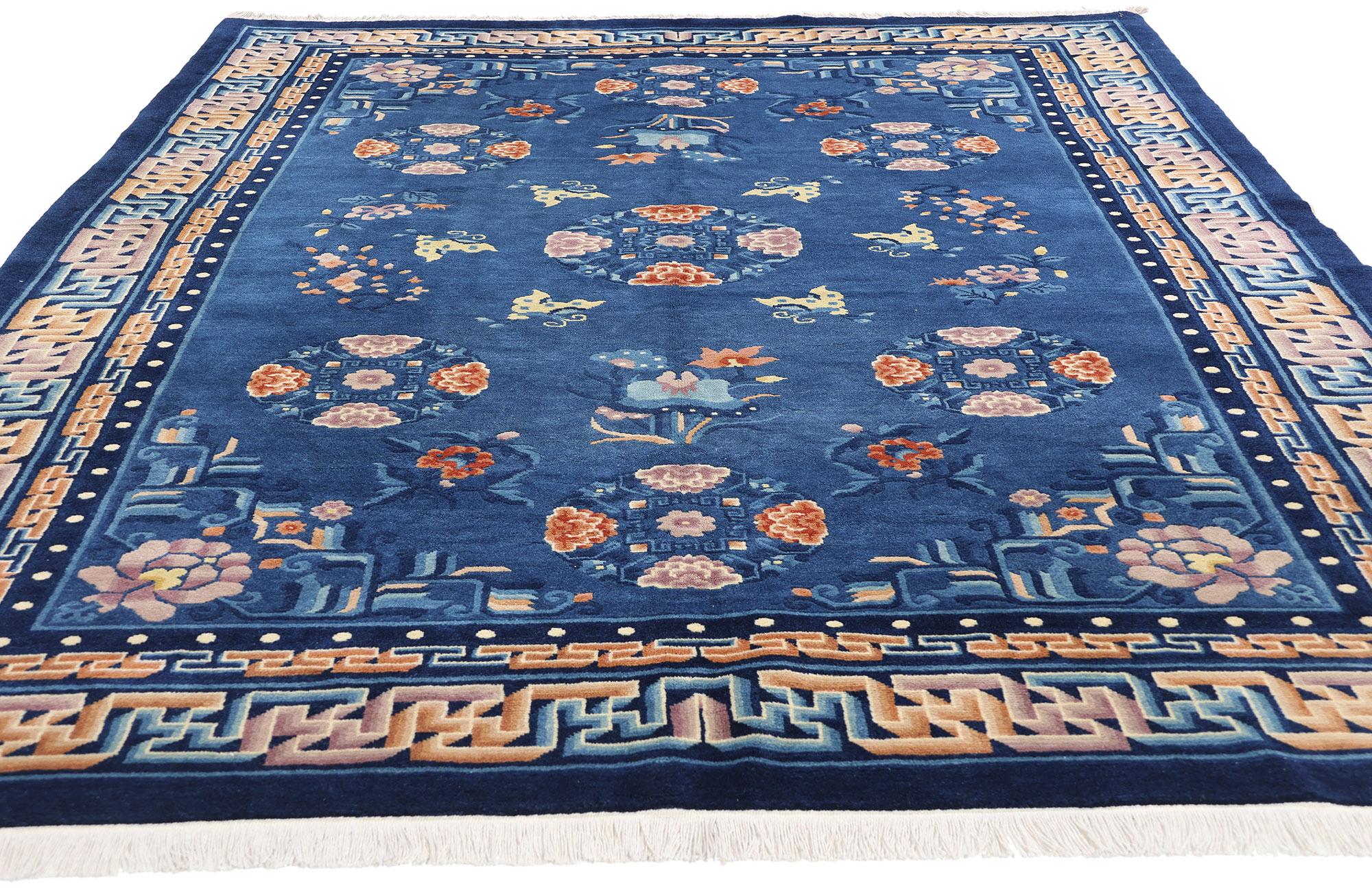 Exportation chinoise Tapis chinois pékinois ancien, 06'03 x 09'01 en vente