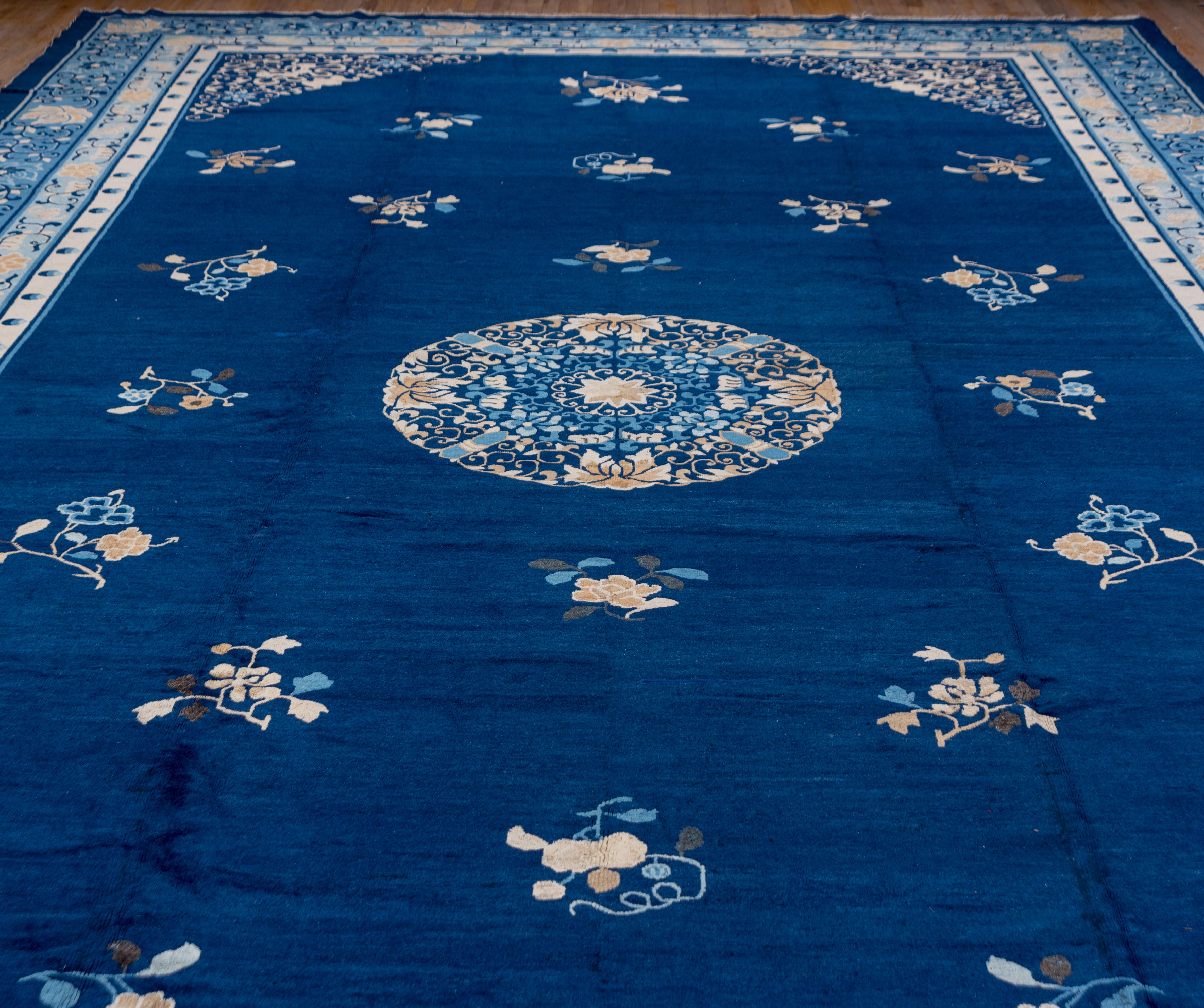 Chinese Export Antique Chinese Peking Carpet