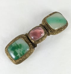 Antique Chinese Peking Glass Buckle