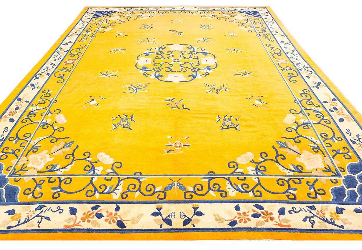 gold colour rug