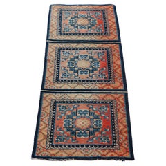 Antique Chinese Peking Oriental Long Rug Circa 1920