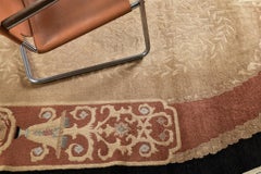 Antique Chinese Peking Oval Rug