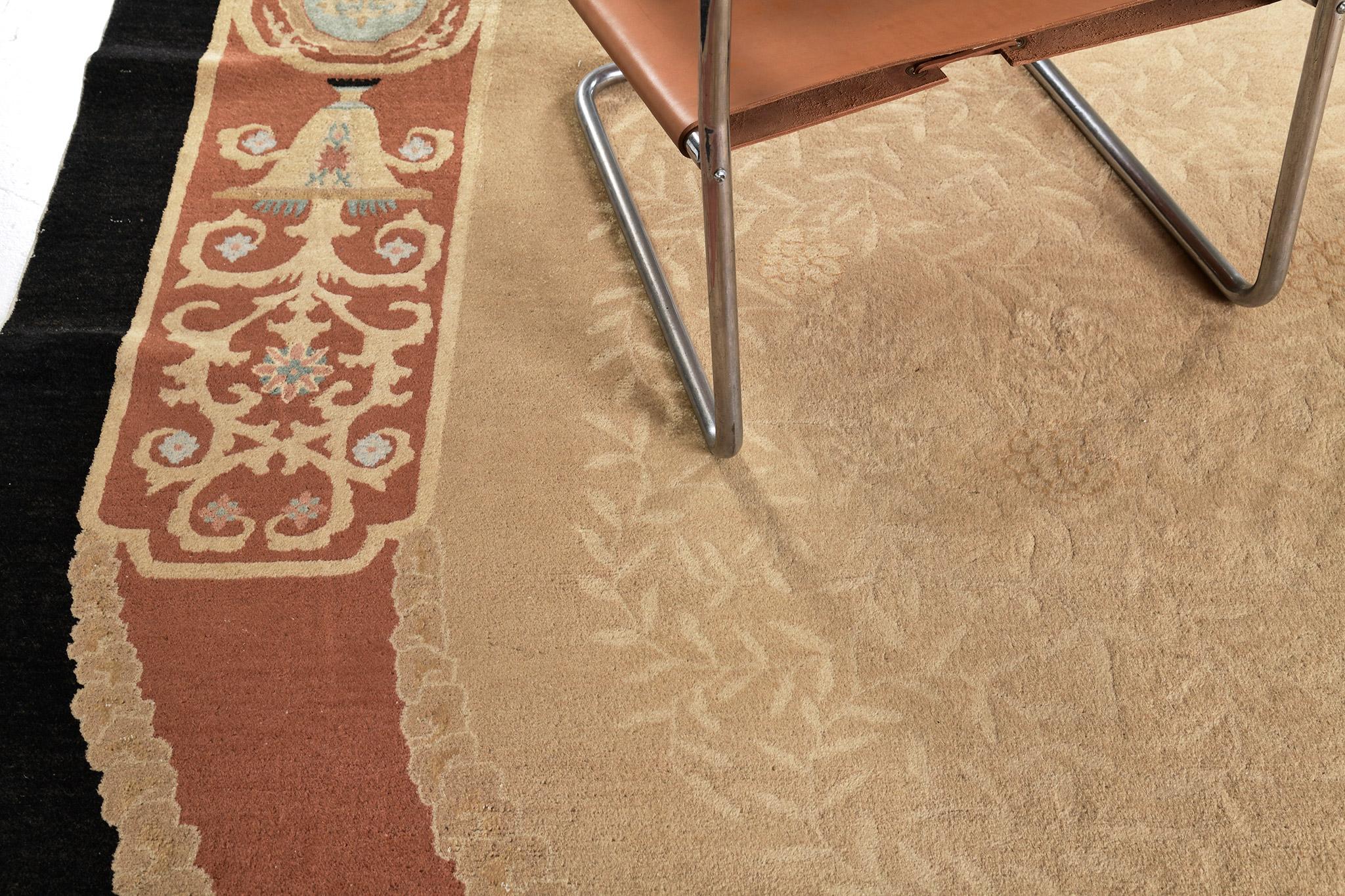 Tapis ovale chinois ancien de Pékin en vente 13