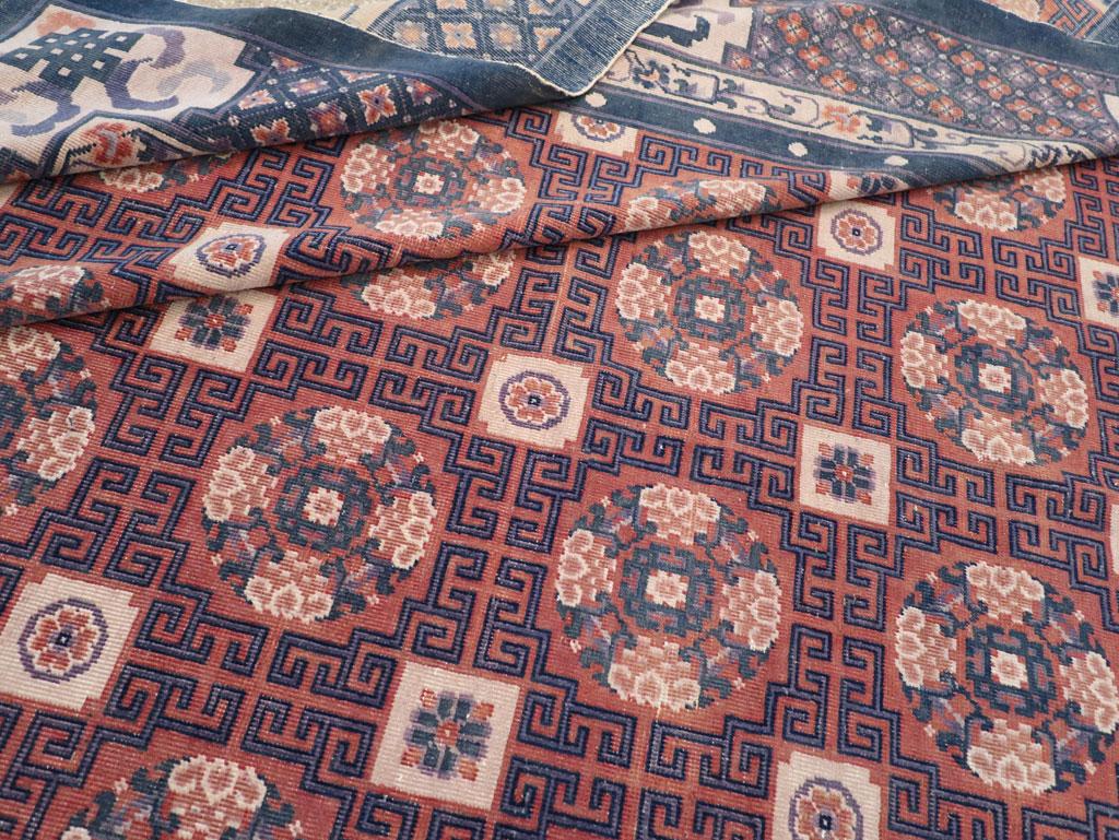 Laine Tapis chinois ancien de taille pékinois en vente