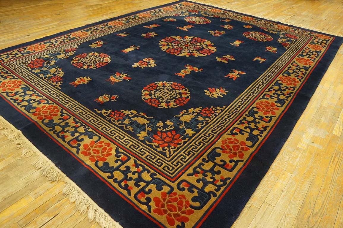 Antique Chinese - Peking rugs, size: 10' 0'' x 13' 6''.