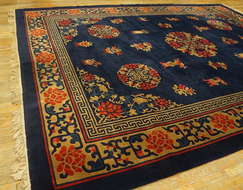 Early 20th Century Antique Chinese Peking Rug 10' 0